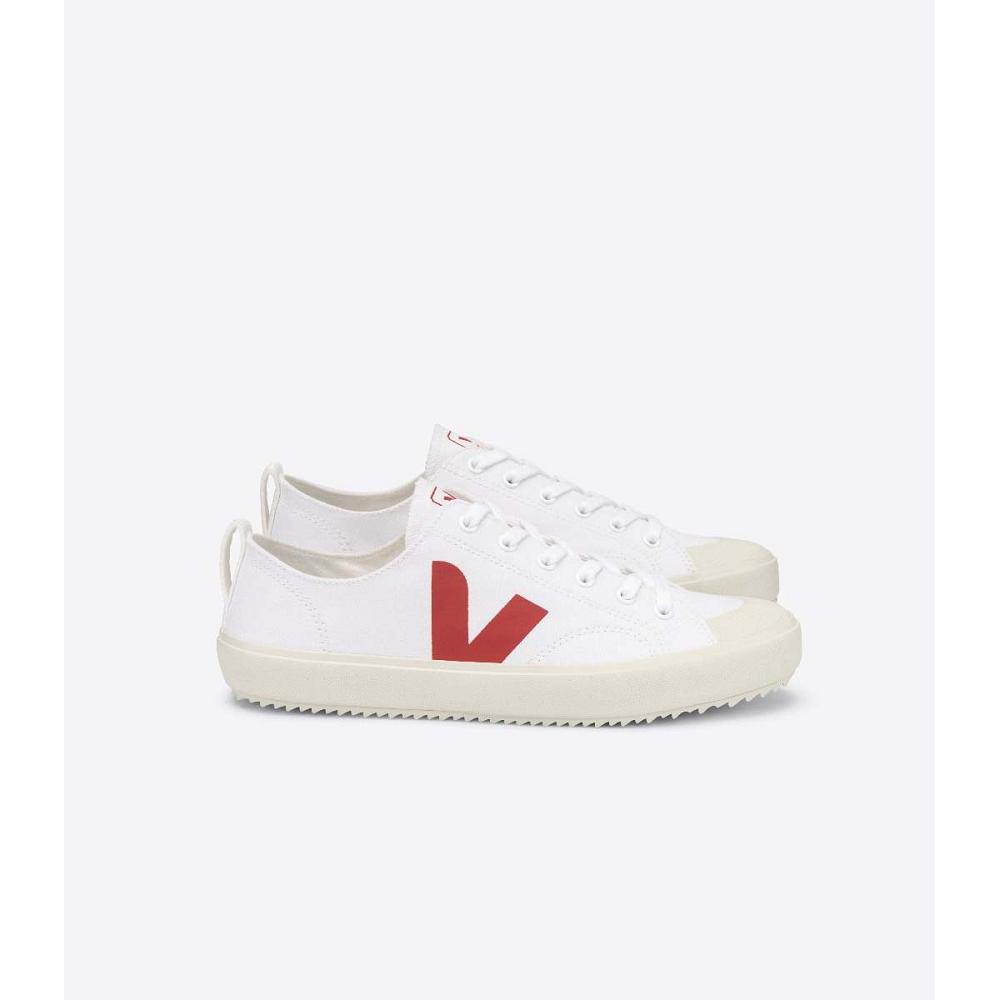 Veja NOVA CANVAS PIERRE Cipő Férfi White/Red | HU 214UZG